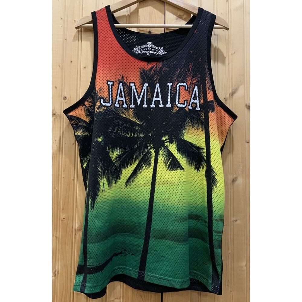 Robin Ruth Jamaica Basketball Jersey Sz LG Used